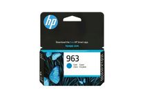 HP 963 - 10.74 ml - cián - original - cartucho de tinta - para Officejet Pro 9010, 9012, 9014, 9015, 9016, 9019, 9020, 9022, 9025